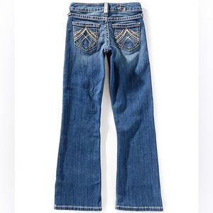 Ariat Girls Whipstitch Boot Cut Slim fit Denim Jeans